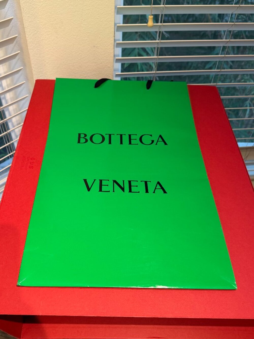 Bottega Veneta Green Boutique Shopping Bag - Signature Gift Bag